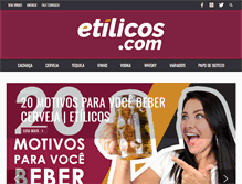 Tablet Screenshot of etilicos.com